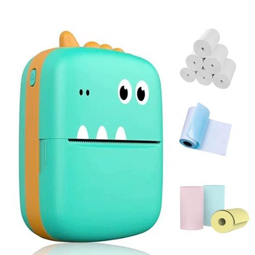 Mini Impresora de Fotos Inalámbrica para Móvil,Impresora Térmica Portátil sin Tinta para Fotos y Notas.HOGAWAY