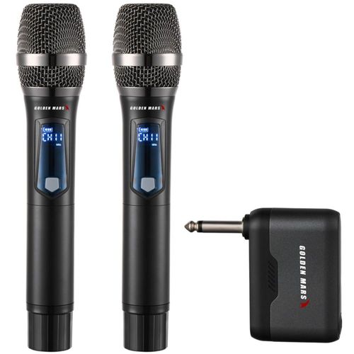 Micrófono inalámbrico GOLDEN MARS 2.4 GHz 2 piezas alcance de 90 m