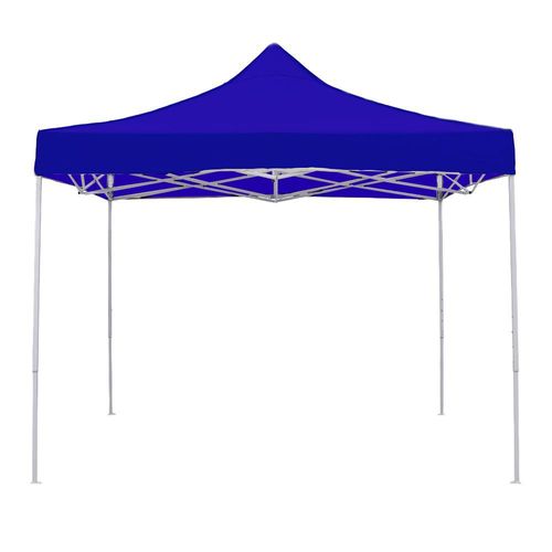 Toldo plegable acero reforzado 2x2 azul