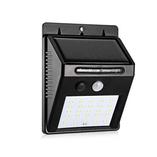 Ilios Innova | Lámpara solar con sensor de movimiento 30 leds al 100%