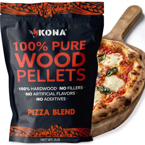 Pellets para ahumar de madera Kona Pizza Blend 09 kg de madera dura