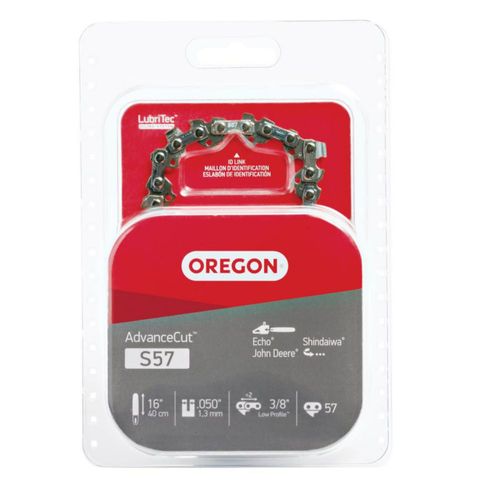 Cadena para motosierra Oregon S57 AdvanceCut 16 pulgadas 57 eslabones baja vibración