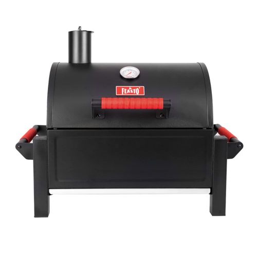 Parrilla portátil de carbón Feasto 354 pulg² de hierro fundido