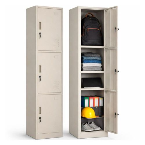 Locker Casillero Metal 3 Puertas con llave