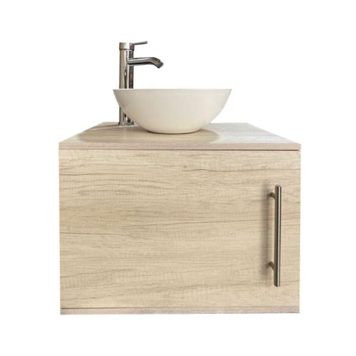 Gabinete Flotante para Baño Sin Llave Y Ovalin