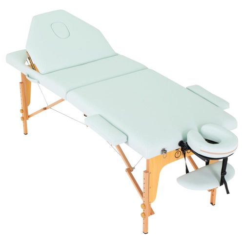 Cama Masaje Onof Portatil Profesional Modelo Ancho (Verde Agave)