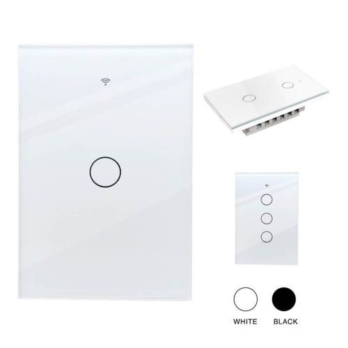 Interruptor inteligente 3 via apagadores compatibles Alexa Google home