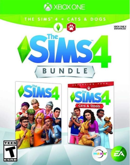 The Sims 4 Bundle (Base Game & Cats & Dogs Expansion Pack) - Xbox One