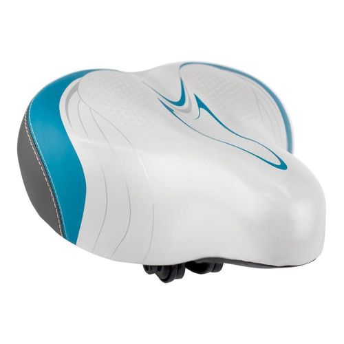 Asiento city bike wl-6001a-4 blanco/azul