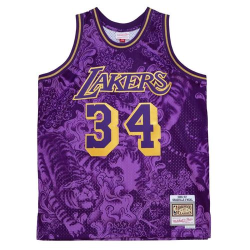 Jersey Mitchell & Ness Angeles Lakers CNY 4.0 Swingman #MEDIANA TFSM1248