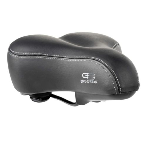 Asiento para bicicleta con resortes negro URBANO