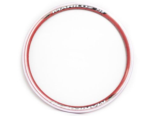 Rin bicicleta R24 x36H aluminio aero rojo YS-733 Mariluz