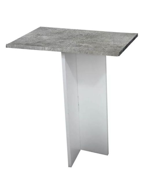 Mesa De Centro Vinil Acabado Cemento Mdf Decorativo Hogar