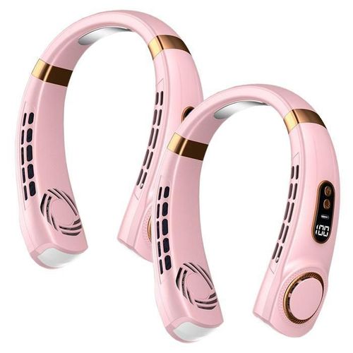 Ventiladores Recargable MXBFP-002 BreezyFlowPink Enfriadores Led y Silencioso