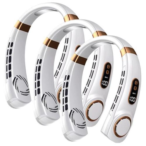 Ventiladores Practicos MXZFW-003 BreezyFlowWhite Enfriadores Led y Silencioso