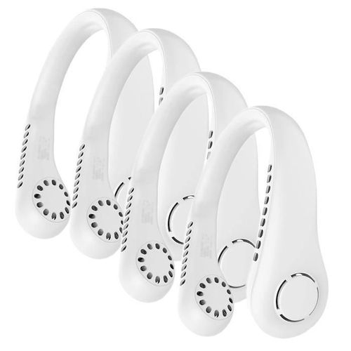 Mini Enfriador Recargable USB MXBNW-004 BreezeNeckWhite Ventiladores Portátiles