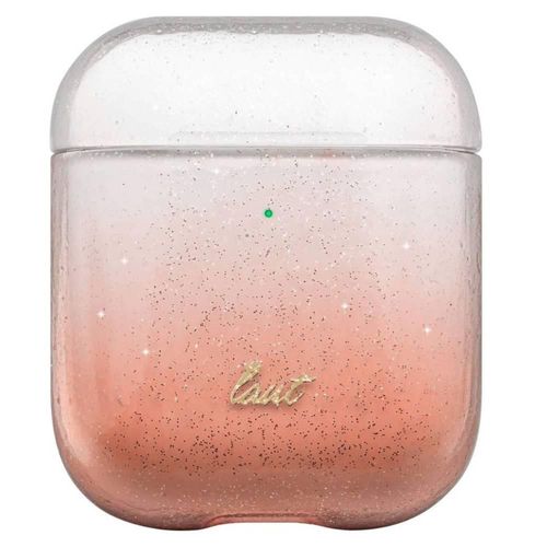 Funda para AirPods 1 y 2 generación LAUT Ombre Sparkle Peach
