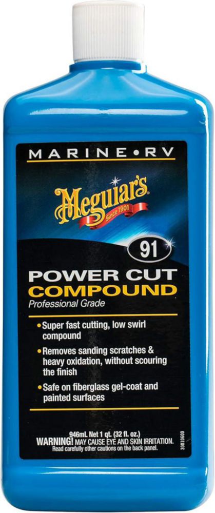 Meguiar's, Compuesto de Corte Eléctrico Marino/RV, M9132, 32oz.