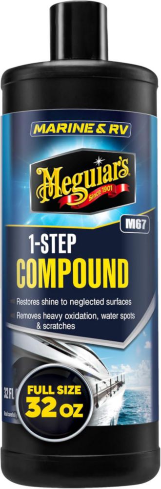 Meguiar's, Compuesto de un Solo Paso para Vehículos Recreativos y Marinos, M6732, 32oz.