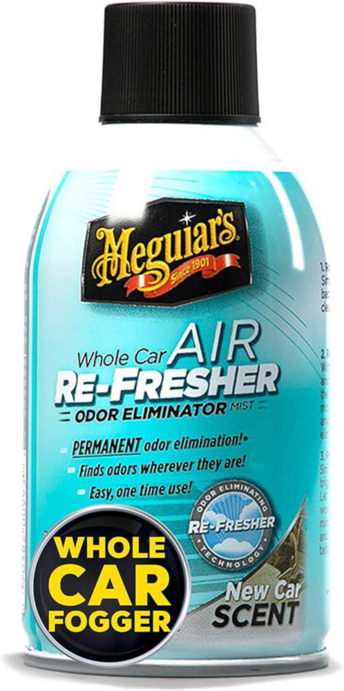 Meguiar's, Air Re-Fresher, Sistema Eliminador de Olores y Ambientador New Car, G16402, 57gr.