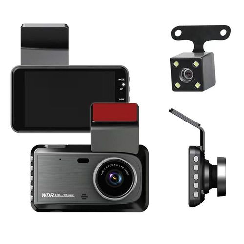 Dash Camara para Auto，4K Dashcam Cámara Coche con WiFi y GPS Camara Coche，con Visión Nocturna  y WiFi，Control de App, Grabación en Bucle，HOGAWAY