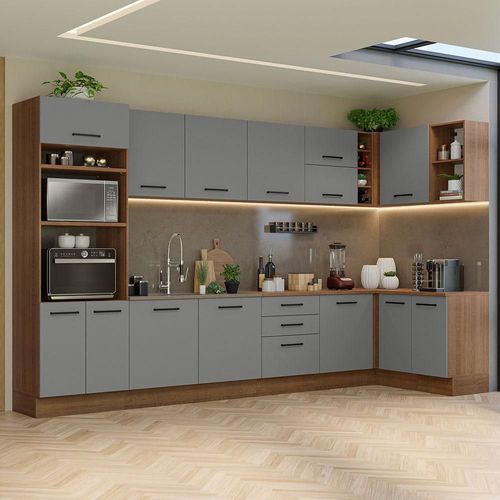 Cocina Integral Completa Modular Madesa Agata 499cm MG 01