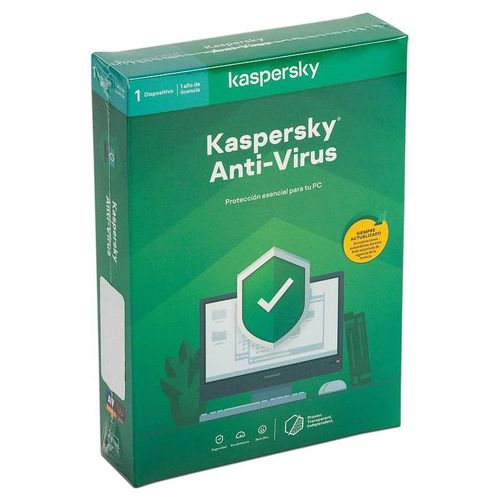 Kaspersky Antivirus 2020, 1 usuario, 1 Año.