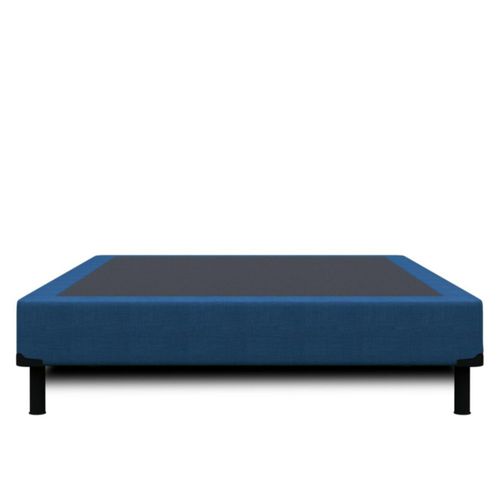Base Box Individual Tapizada Azul Soporte Firme