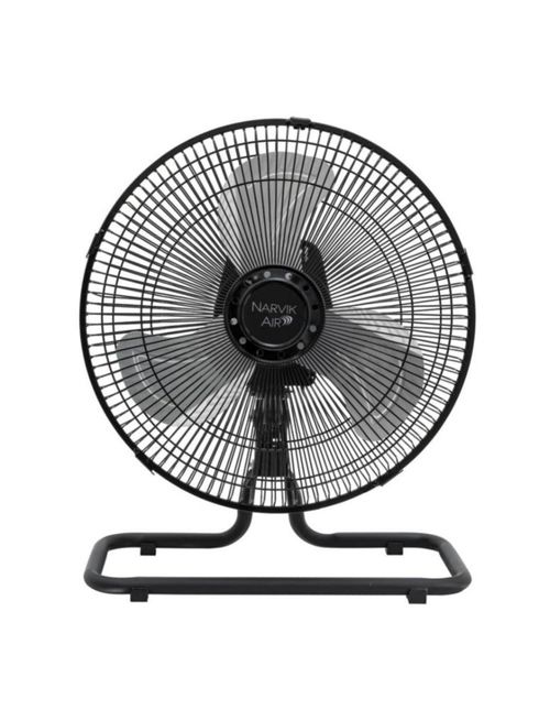 Narvik Ventilador de 12" Industrial 2 en 1: Piso y Pared 55W con Aspas de Aluminio Oscilación de 90°, Modelo NA1012