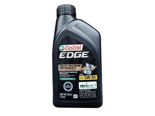 ACEITE MOTOR SINTETICO GASOLINA SAE 5W30 API SN 946ML CASTROL EDGE SYNTEC