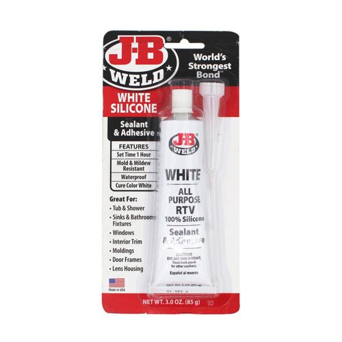 J-B Weld, Sellador de Silicona RTV Blanco, 31312, 85gr.