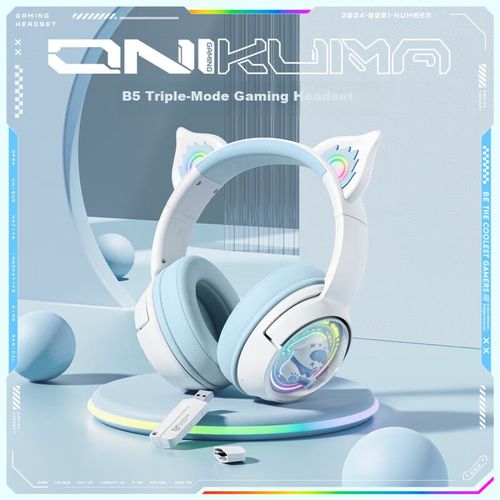 Audífonos Inalámbricos Onikuma B5 Nine-Tailed Fox Charm Rgb