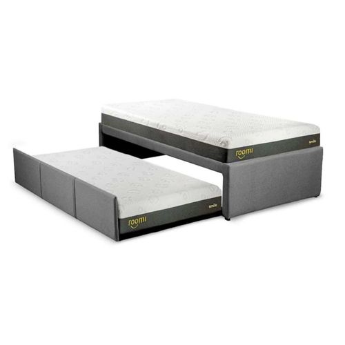 Cama Doble Roomi + 2 Colchones Smile Matrimonial-Matrimonial