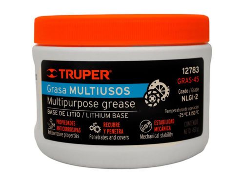 Grasa Lubricante Multiusos Base Litio 450 g