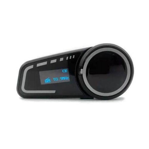 Comunicador Bluetooth para Casco con Pantalla,Auriculares Moto de Largo Alcance (1000m) para 6 Ciclistas.HOGAWAY