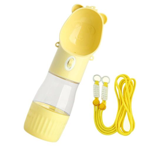 Botella Portátil para Perros con Bebedero Integrado - Dispensador de Agua para Paseos y Viajes.HOGAWAY