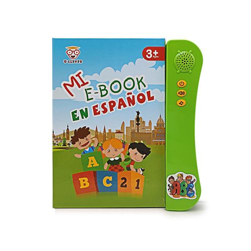 Libro Educativo Interactivo con Puntero Digital en Español,Juguete de Aprendizaje Temprano con Sonidos.HOGAWAY