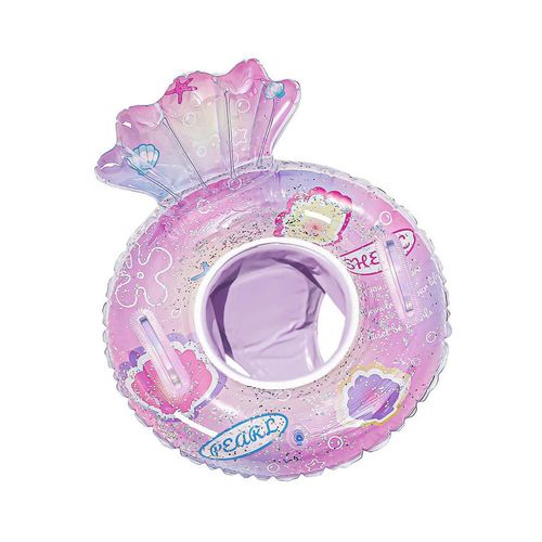 Flotador Infantil con Asiento y Base Inflable de Dibujos Animados,Cámara de Agua de PVC Antivuelco, HOGAWAY