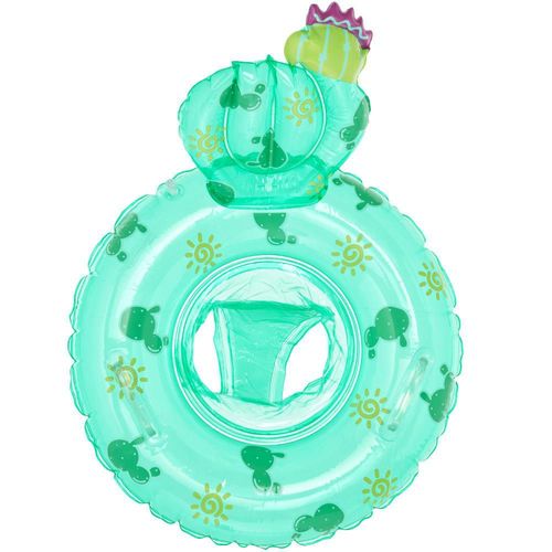 Flotador Infantil con Asiento y Base Inflable de Dibujos Animados,Cámara de Agua de PVC Antivuelco, HOGAWAY