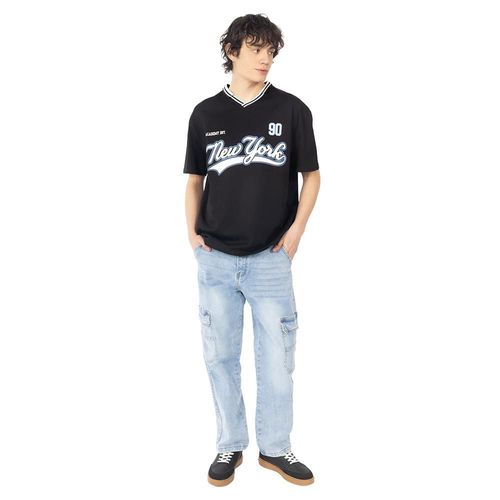 Jeans Baggy Cargo Fit Para Hombre Quarry