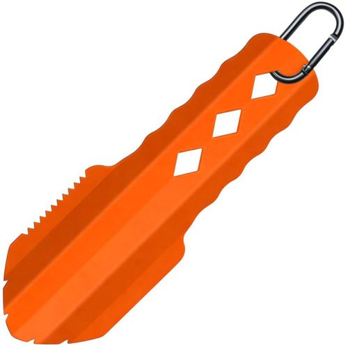 Pala de mochila PLACHIDAY 3 en 1 de aluminio color naranja