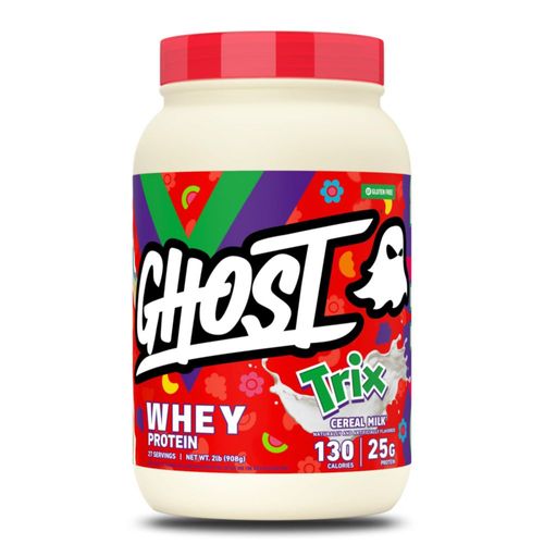 Proteína de suero en polvo GHOST Trix Cereal Milk 908 g 25 g de proteína