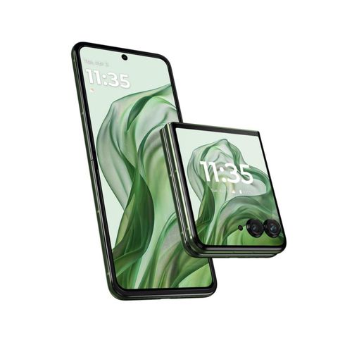Smartphone Motorola razr+ 2024 desbloqueado de 50 MP verde primavera