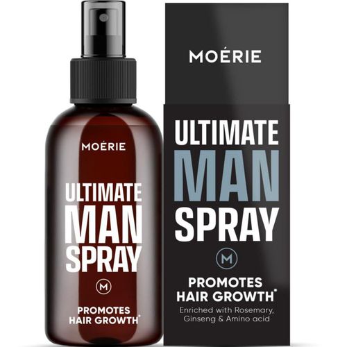 Spray para el crecimiento del cabello Moerie Ultimate Men con biotina y romero
