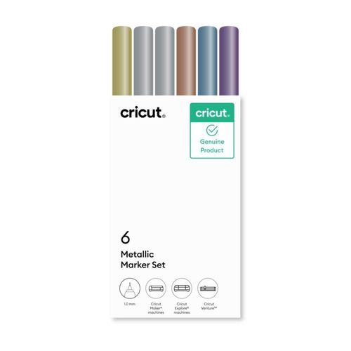 Set de marcadores metálicos Cricut de 10 mm 6 unidades
