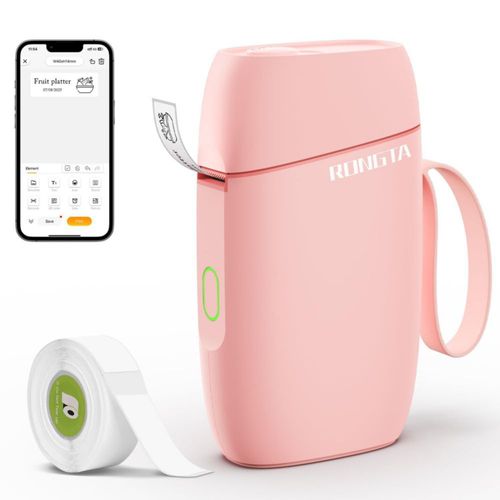 Etiquetadora Rongta R5 inalámbrica Bluetooth rosa