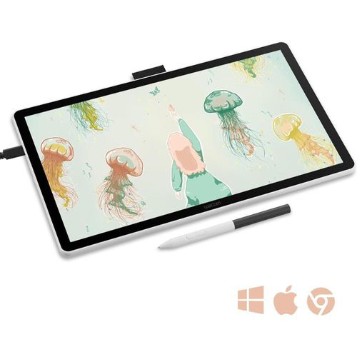Tableta Gráfica Wacom One Mediana Blanca Bluetooth