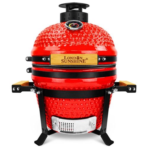 Parrilla Kamado de Cerámica London Sunshine 33 cm con Ventilación Impermeable