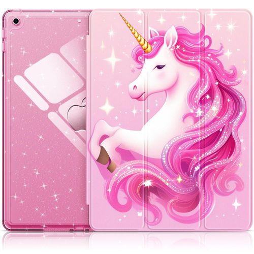 Funda para iPad INFILAND 10.2" con brillo transparente y soporte para lápiz