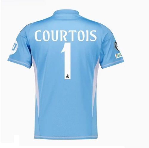 Nuevo! Jersey Portero Courtois 1 Club 2025 Titular Azul Champions